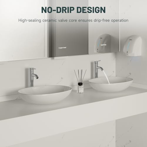 Chrome Bathroom Faucet, Vessel Sink Faucets - Image 6