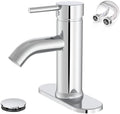 Chrome Bathroom Faucet for 1 or 3 Holes by Greenspring