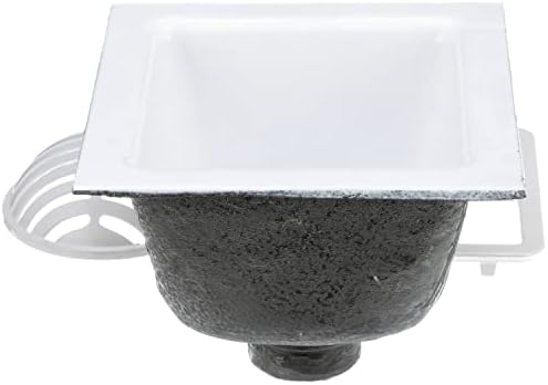 Zurn FD2375-NH3-H FD2375 12"x12" Floor Sink Body & Dome Strainer, - Image 2