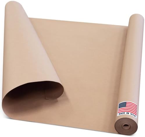 Floor Protection Natural Brown Rosin Paper 48" x 166 ft by Paclord