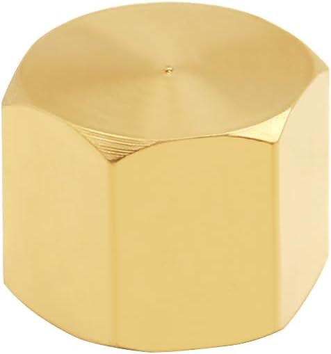 Uenede Brass 1/4 Inch Female NPT Pipe End Caps - Image 4