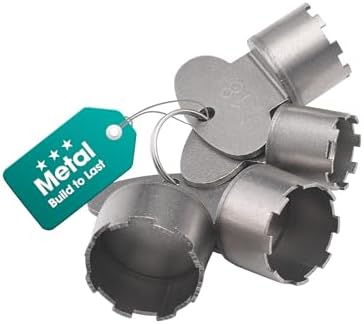 4-Piece 304 Stainless Steel Faucet Aerator Removal Key Set by OrgCreator
