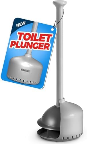 FORASTO Toilet Plunger with Holder by FORASTO