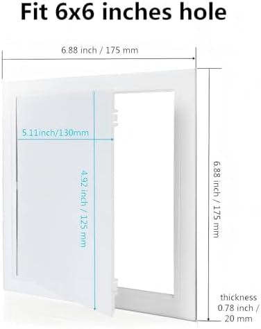 Plastic Access Panel for Drywall - Image 2