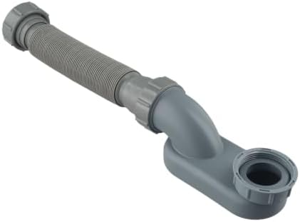 ABS Bathtub Shower Drain Pipe Flat P Trap - Image 7