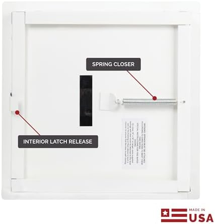 Nova 8000 Fire-Rated Access Door, 2-Hr Wall/1-Hr Ceiling, Flush Steel Panel - Image 5