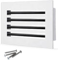 12x8 Modern AC Vent Cover, Decorative Air Vent Register Grille by Soknockk