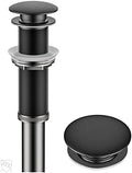 KRAUS Bathroom Sink Pop-Up Drain Assembly in Matte Black by Unknown