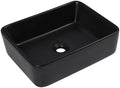 Logmey 19x15 Inch Black Vessel Sink by Logmey
