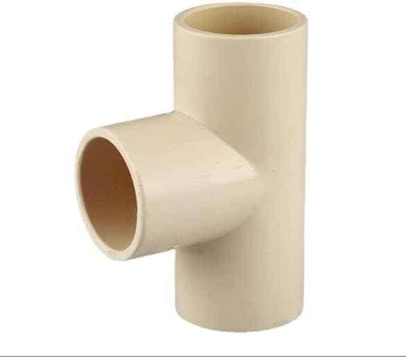 1/2" 10pcs CPVC TEE Pipe Fittings Coupling Adapter Beige | Slip to Slip to Slip - Image 6