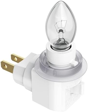 TWDRTDD Plug in Night Light, Adjustable E12 Base Socket Night Light by LightingAccessories