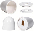 6 Packs Universal Toilet Bolt Caps, Push-On Toilet Bowl Bolt Covers by ALLWIN