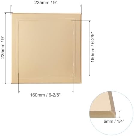 PATIKIL 6x6 inch Self-Adhesive Access Panel, ABS Plumbing Access Doors Easy - Image 2