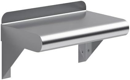 AmGood 12 in. x 16 in. Stainless Steel Wall Mount Shelf by AmGood