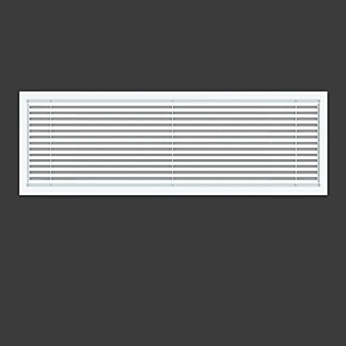 Linear Bar Air Grille 24" X 8", Aluminum Air Supply/Return Grilles, Easy Air by Powrocket
