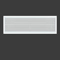 Linear Bar Air Grille 24" X 8", Aluminum Air Supply/Return Grilles, Easy Air by Powrocket