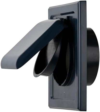 NO-PEST VENT Dual Door Dryer Vent Cover 4 Inch Outdoor, Made in USA, Highest by No-PestVent