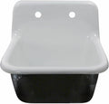 Wall Mount Sink – 22" Small Wall Mounted Bathroom Sink, Cast Iron by Nantucket+Sinks