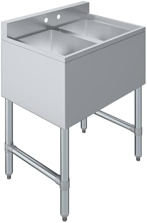 AmGood One Compartment Stainless Steel Under bar Sink by AmGood