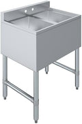 AmGood One Compartment Stainless Steel Under bar Sink by AmGood