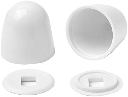 8Packs Universal Toilet Bolt Caps, Round Plastic Push-On Toilet Bowl Bolt Caps - Image 5