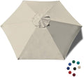 EliteShade USA 7.5FT Replacement Covers 6 Ribs Market Patio Umbrella Canopy by EliteShade