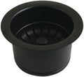 Kingston BS3000S Made to Match Garbage Disposal Flange, Matte Black by Kingston
