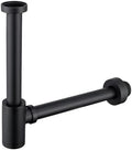 RANDOM Brass Round Bottle P Trap 1 1/4, Raise and Lengthen Adjustable Basin by RANDOM