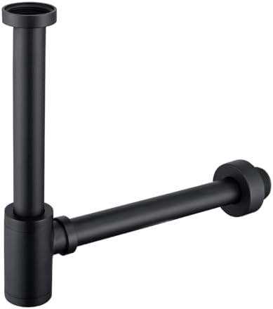 RANDOM Brass Round Bottle P Trap 1 1/4, Raise and Lengthen Adjustable Basin by RANDOM