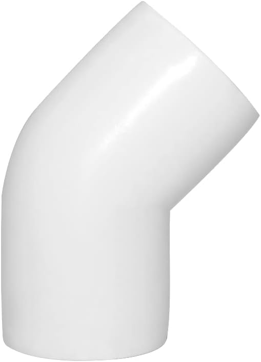 3/4" 45 Degree PVC Elbow Fitting, Furniture Grade 2 Way Right Angle Elbow Side - Image 3