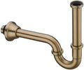 Brass P Trap 1 1/4 Sink Drain Pipe by SEABEFORE