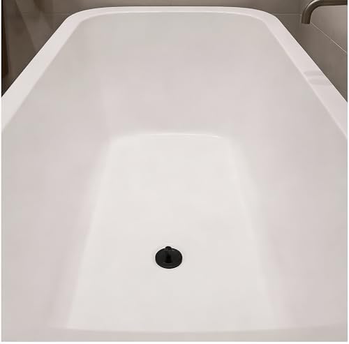 SUPPLYGIANT 1-1/2 in Lift & Turn Bathtub Drain Stopper Assembly, Matte Black - Image 7