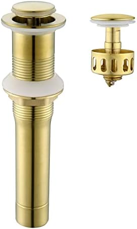 Pop up Sink Drain Stopper for Bathroom Vessel Vanity Sink Art Basin Brushed Gold by UltimateUnicorn