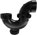 Lesso 1-1/2 Inch ABS P-Trap – HUB x HUB x Cleanout by LESSO