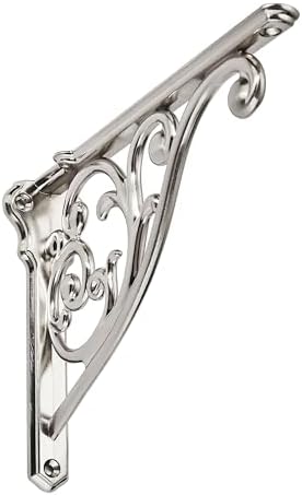 Khtumeware Ornate Decorative Shelf Brackets, 12 inch Big wall Mounted Shelving - Image 3