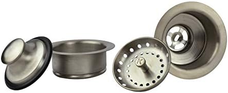 Keeney K5475DSBN Double Bowl Kitchen Sink Strainer and Garbage Disposal Flange by Unknown