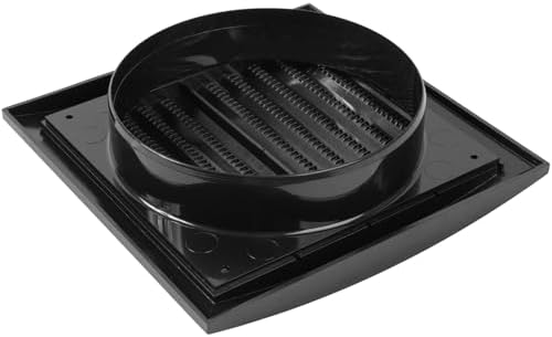 Repa Market 6 Inch Black Dryer Vent Hood/Duct Cover - Image 6