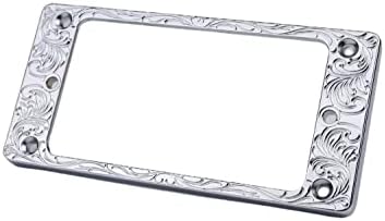 Guyker Metal Flat Humbucker Cover, Pickup Mounting Ring Set - Image 3