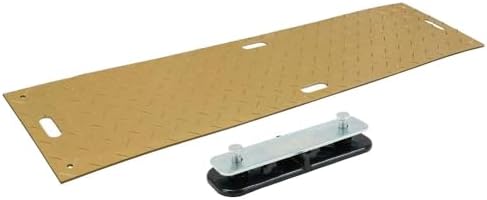 4 Pack 2' x 4' - 1/2" Heavy Duty Ground Protection Mats - Polyethylene Mat by MyteeProducts
