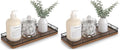 Bathroom Tray for Counter Top Organizer, Oak Wood Vanity Tray by Focusonit