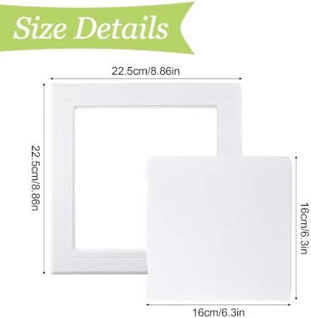 Self Adhesive Access Panel for Drywall 6.3 x 6.3 inch Surface-Mounted Wall Hole - Image 2