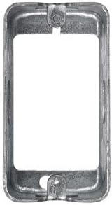 Raco 0665 4" x 2" Handy Box Extension, 1-7/8" Deep, 1/2" End Knockouts by Raco