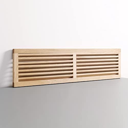 WELLAND Red Oak 32-Inch Hardwood Register Cold Air Return Wall Vent - Image 2
