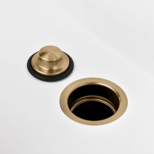 Champagne Bronze Kitchen Sink Garbage Disposal Flange and Stopper - Image 4