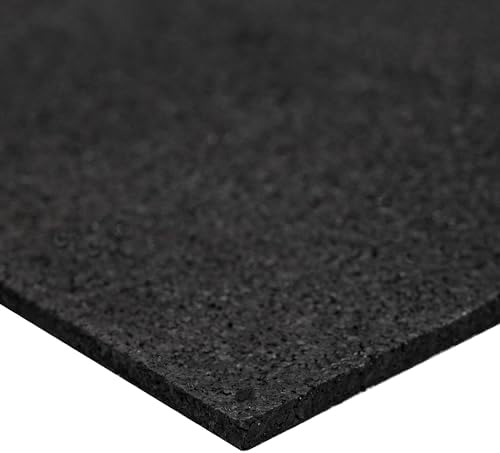 MSI Rubber Utility Mat 36in. x 60in. Black Non-Slip Floor Mat Tile - Image 5