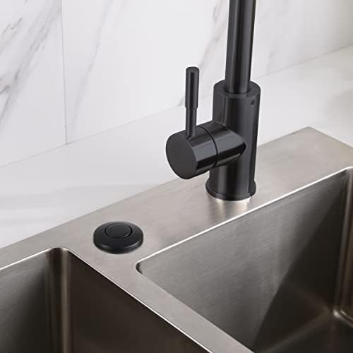Air Activated Switch Button for Sink Garbage Disposal Part, Matte Black - Image 5
