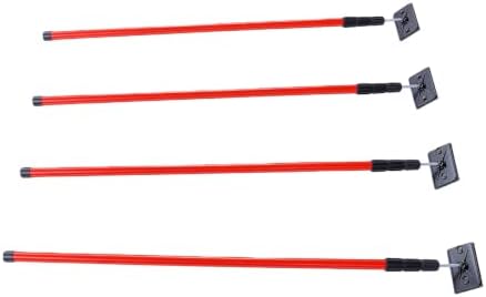 Fafeicy Dust Barrier Pole Kit, Adjustable Telescoping Poles 3 to 10 FT - Image 2