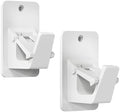 No Drill Curtain Rod Brackets, Universal Curtain Rod Holder, 2 Pack Self by EKOTTOK