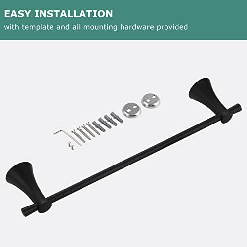 PARLOS 17 Inch Towel Holder Wall Mounted - Image 4