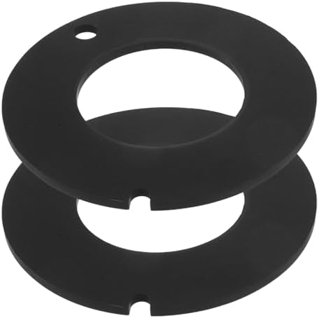 Rv Toilet Seal Kit 2pcs Camper Toilet Wax Ring Rubber Gasket Replacement by SOESFOUFU